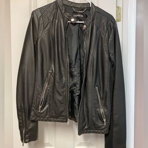 Large leather express jacket